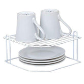 Kitchen Storage Corner Rack, Space Saving Plate Rack Organizer - Decorlay